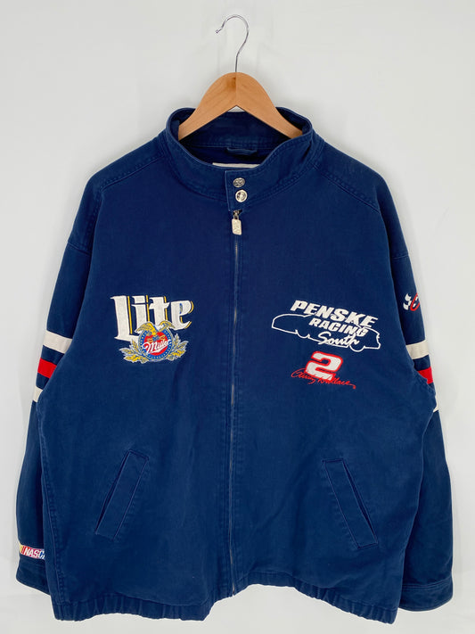 Vintage RUSTY WALLACE Size L Racing Jacket/ K8311