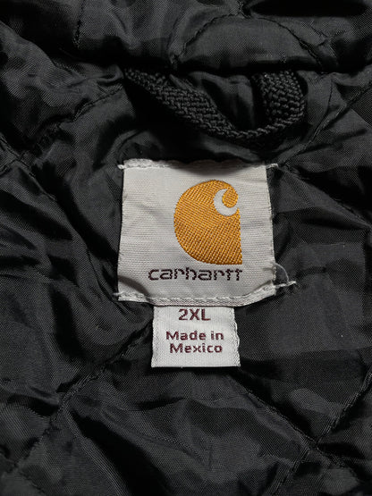Vintage CARHARTT Size XXL Zip-up Hoodie Sweat-Shirt / A8890