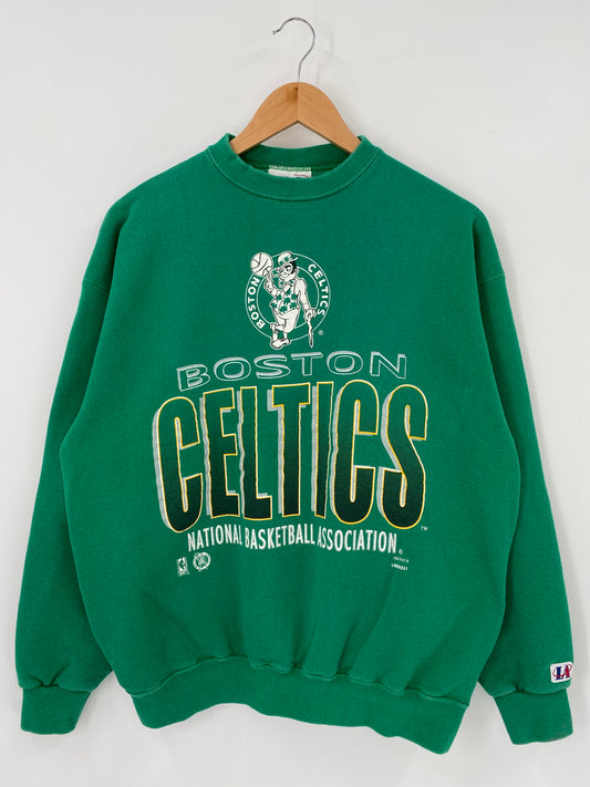 90’s BOSTON CELTICS Made in USA Size L Vintage NBA Sweat-Shirt / K4171