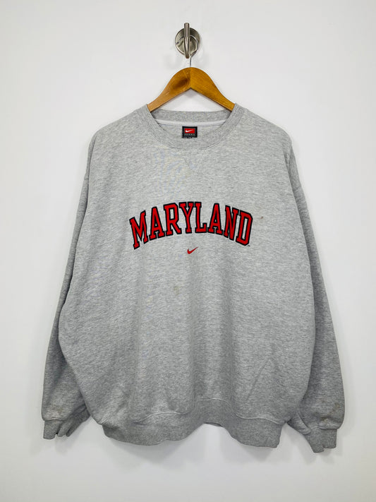 90’s NIKE MARYLAND Vintage Sweat-Shirt / 4721