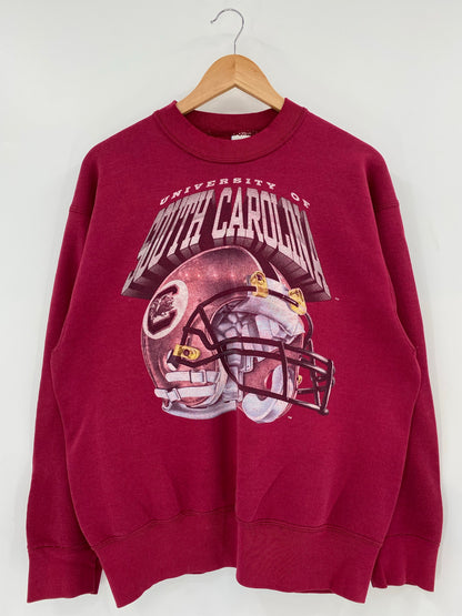90's UNIVERSITY OF SOUTH CAROLINA Made in USA Size L Vintage Sweat - Shirt/ K6541