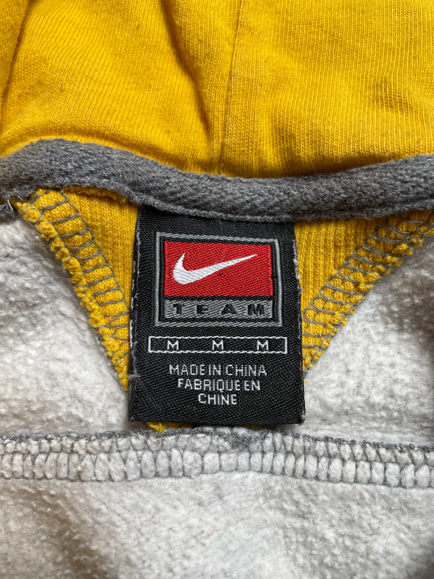 00' NIKE IOWA Size M Vintage College Hoodie Sweat-Shirts/ K9994