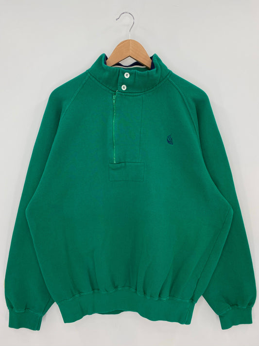 90’s NAUTICA Size XL Vintage Half zip Sweat-shirt / A8683