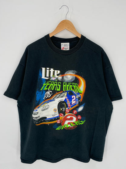 1998 MILLER LITE Size XXL Vintage Racing T-shirt / K7832