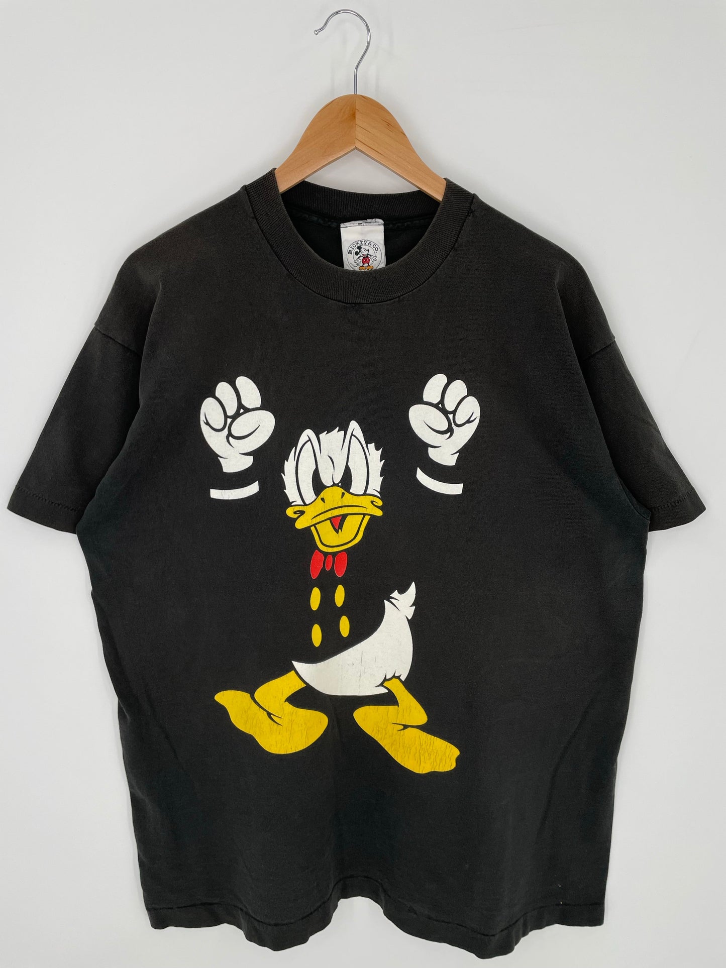 90's DISNEY DONALD DUCK Size ONE SIZE(Approx.L) Vintage T-Shirt / A8834