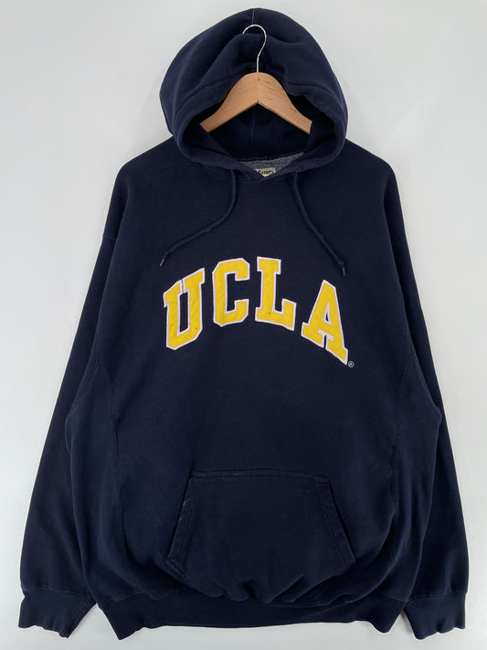 Vintage UCLA Size XL Vintage College Hoodie Sweat-Shirt / E6084S