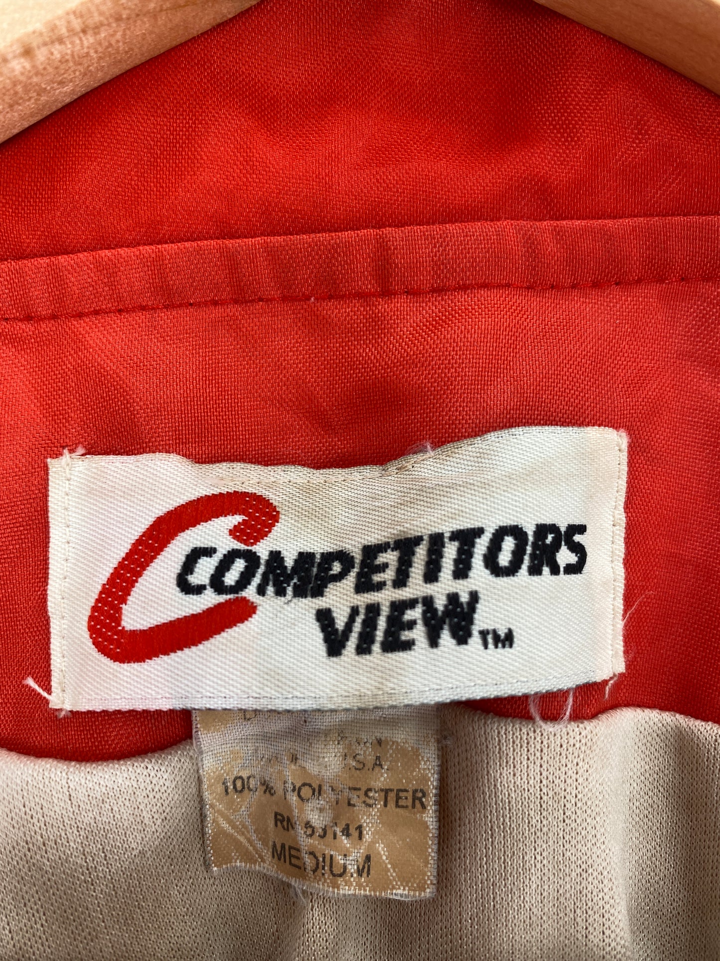 90's DUPONT JEFF GOR m  DON Made in USA Size M Racing Nylon Jacket / A5592