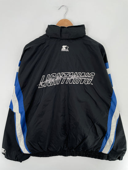 90’s STARTER x TAMPA BAY LIGHTNINGS Size XL Vintage NHL Nylon Jacket / E4914N