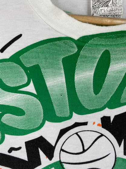 90's BOSTON CELTICS Size XL Vintage NBA T-Shirt / E3052T