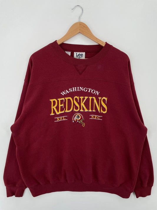 Vintage WASHINGTON REDSKINS Size XL NFL College Sweat-Shirt / A7432