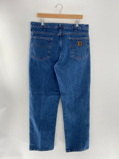 Vintage CARHARTT Size W36xL30 Denim Pants / E241