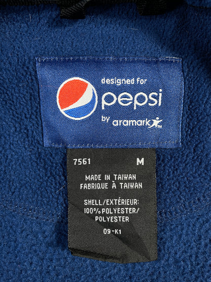 Vintage PEPSI Size M Zip Up Fleece Jacket / E814