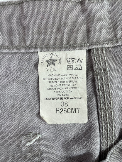 .Vintage CARHARTT Made in USA Size W37xL8 Duck Shorts / A3935