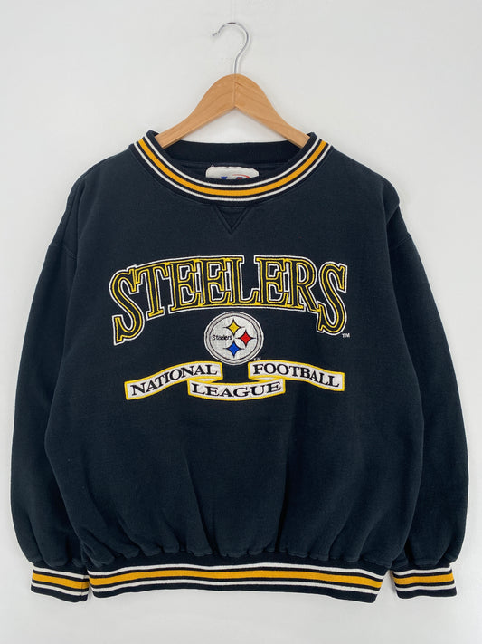90's PITTSBURGH STEELERS Size L Vintage NFL Sweat-Shirt / A5342