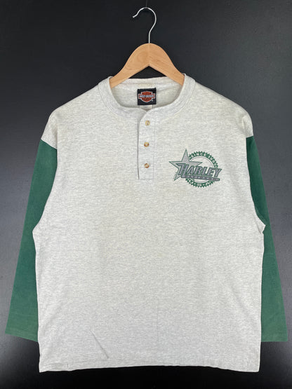 1995 HARLEY DAVIDSON FAYETTEVILLE Made in USA Size L Vintage Long sleeve T-Shirts / A4448