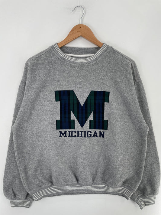 90’s MICHIGAN Size M Vintage College Sweat-Shirt / E4719S