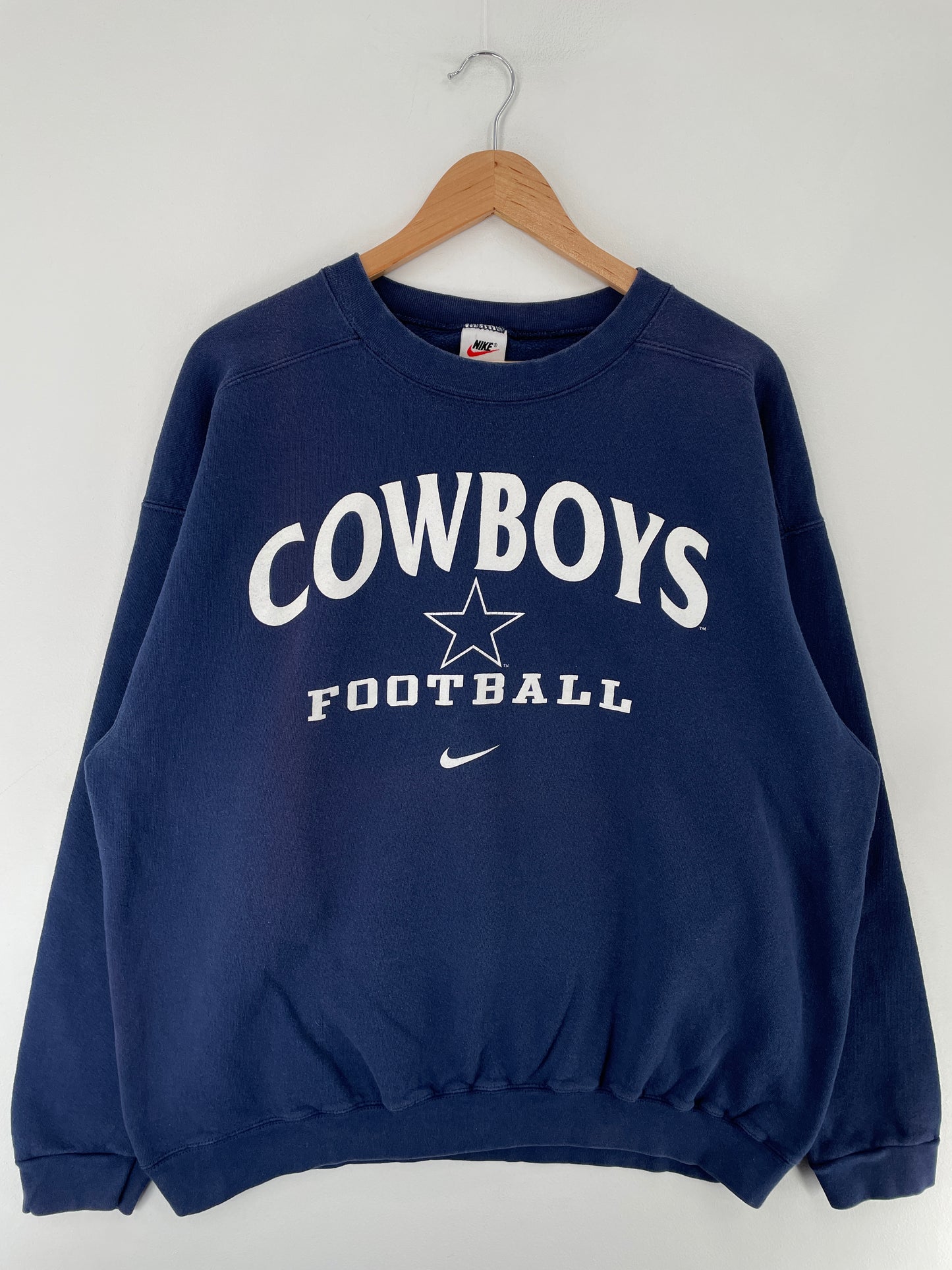 90's NIKE x DALLAS COWBOYS Made in USA Size L Vintage NFL Sweat-Shirt / E6050S
