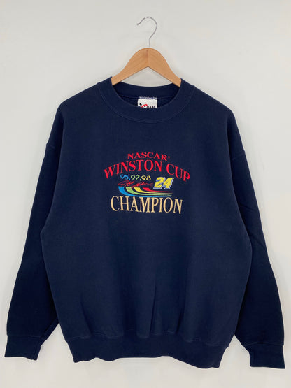 00' NASCAR WINSTON CUP Made in USA Size XL Vintage Racing Sweat-shirt / K7742
