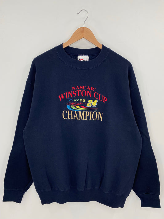00' NASCAR WINSTON CUP Made in USA Size XL Vintage Racing Sweat-shirt / K7742