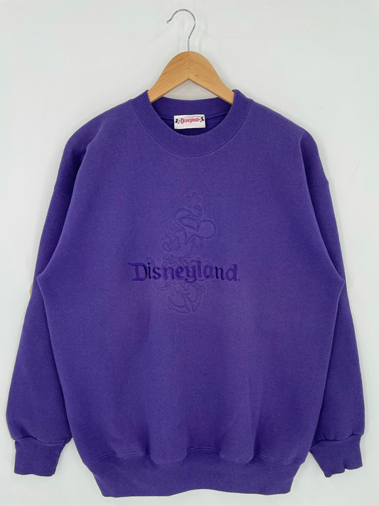 Vintage DISNEYLAND MINNIE Size No tag (approx.L-XL) Sweat-shirt/ K5405