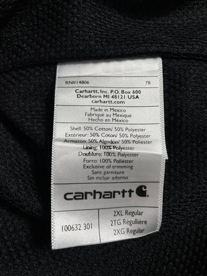 Vintage CARHARTT Size XXL Hoodie Zip-up Sweat-Shirt / E3063S