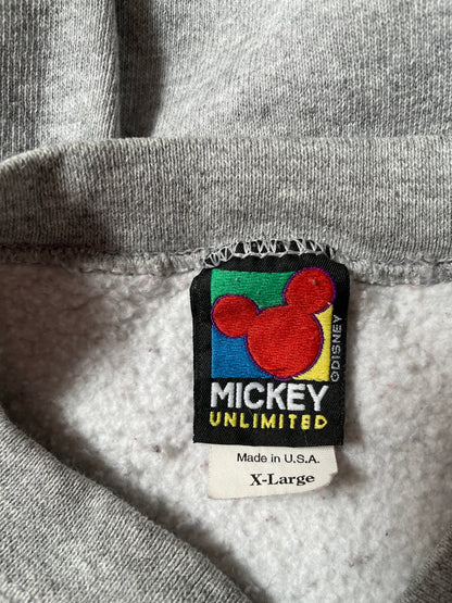 90’s DISNEY MICKEY MINNIE Made in USA Size XL Vintage Sweat-shirt / A4088