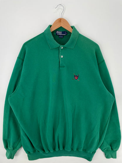 90's POLO RALPH LAUREN Size L Vintage Sweat-shirt / A409