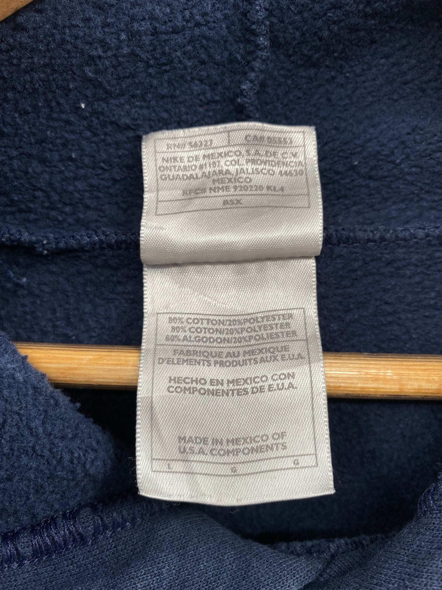 90's NIKE CENTER SWOOSH Size L Vintage Hoodie Sweat-Shirt / K6710