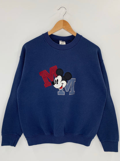 90's DISNEY MICKEY Made in USA Size M Vintage Sweat-Shirt / K6126