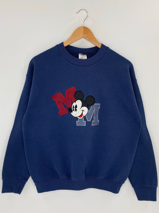 90's DISNEY MICKEY Made in USA Size M Vintage Sweat-Shirt / K6126