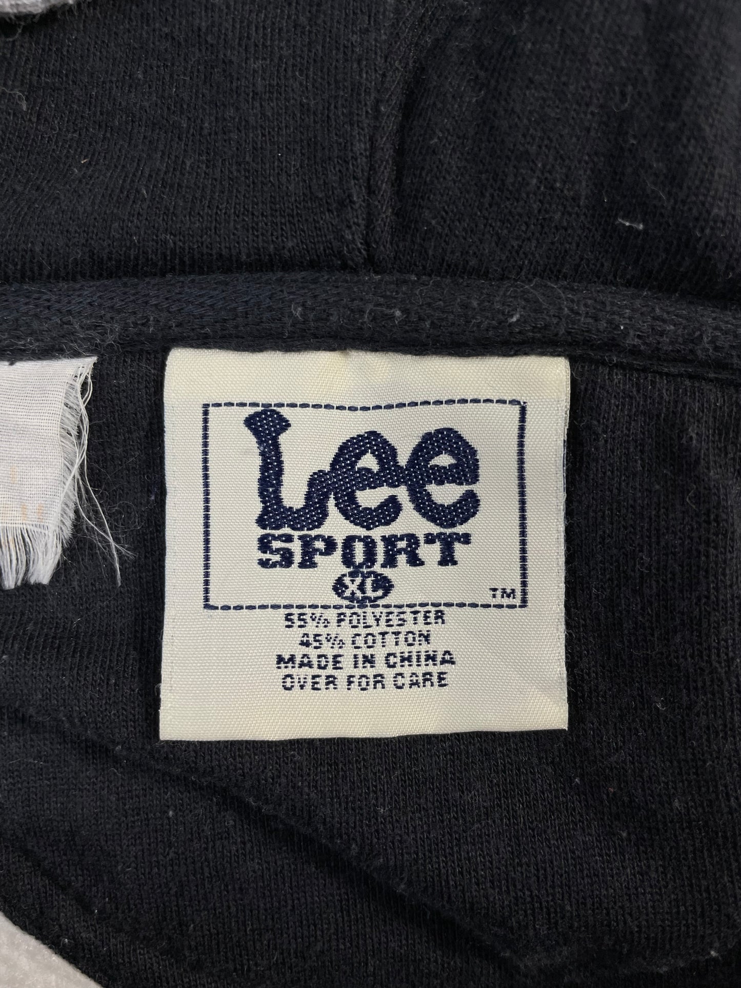 Vintage NEW YORK METS Size XL Vintage MLB Hoodie Half Zip-up Sweat-shirt / A1195