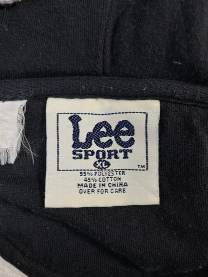 Vintage NEW YORK METS Size XL Vintage MLB Hoodie Half Zip-up Sweat-shirt / A1195