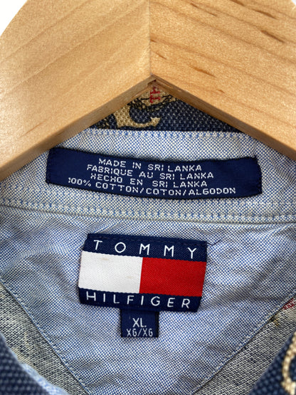 .90’s TOMMY HILGIFER Size XL Vintage Polo Shirt / E6220