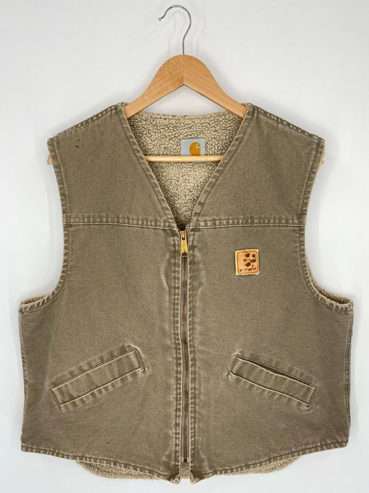 Vintage CARHARTT Size No Tag (Approx.L) Vest / K8729