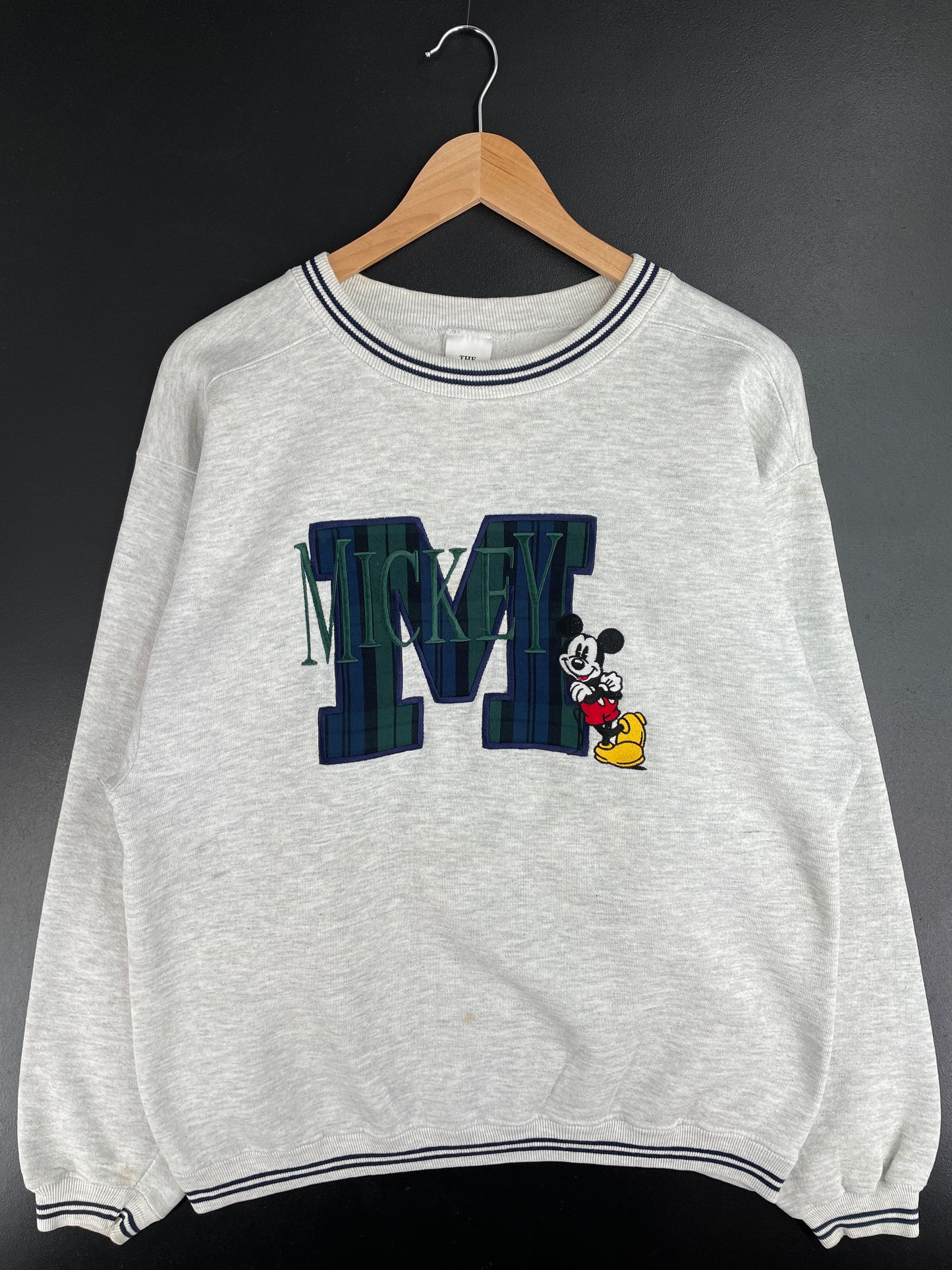 00' DISNEY MICKEY Made in USA Size M Vintage Sweat-shirt / E3275S