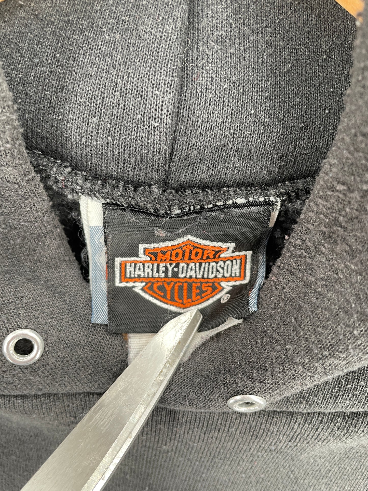 2000 HARLEY DAVIDSON Size (Approx.L-XL) Vintage Hoodie Sweat-shirt / A5163