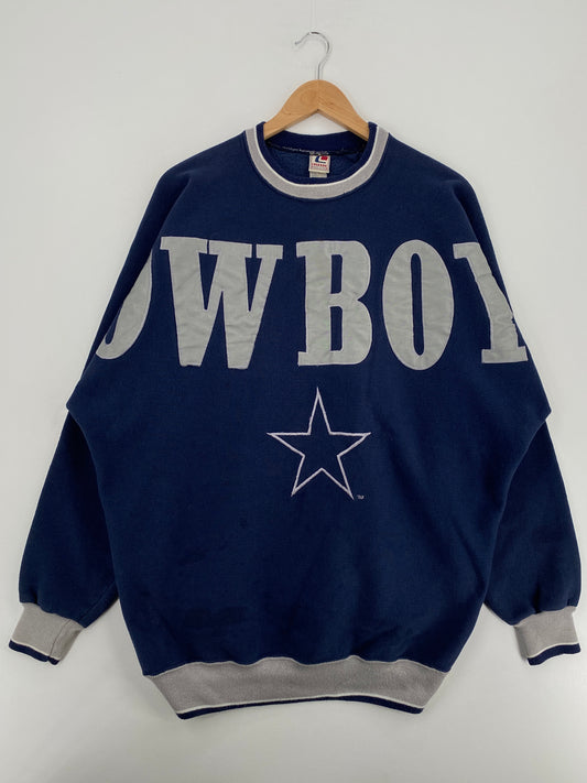 90's DALLAS COWBOYS Made in USA Size XXL Vintage NFL Sweat-Shirt / A5179