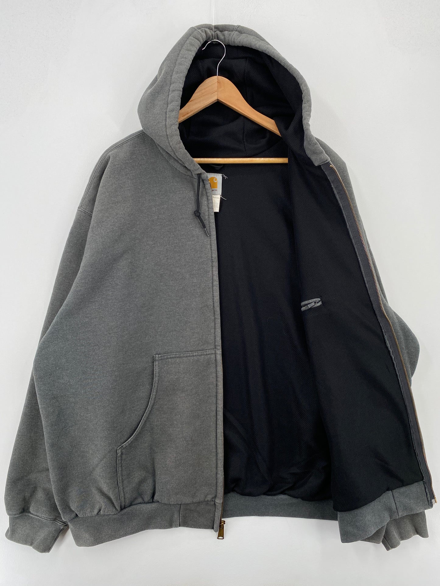Vintage CARHARTT Size XXL Hoodie Zip-up Sweat-Shirt / A7924
