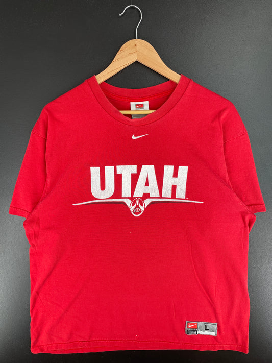 00' NIKE UTAH Size L Vintage T-Shirt / A3417