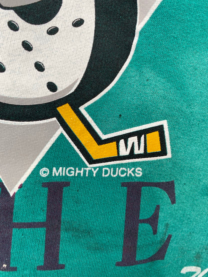 1993 MIGHTY DUCKS Size L Vintage NHL Sweat-Shirt/ K7494