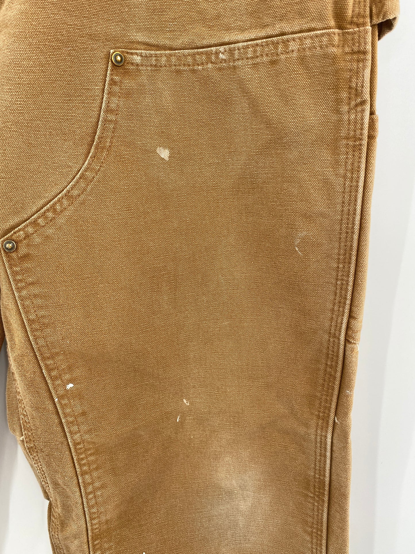Vintage CARHARTT Size W32xL30 Double Knee Duck Pants / A5262