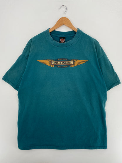 1998 HARLEY DAVIDSON Made in USA Size XXL Vintage T-shirt / A6346
