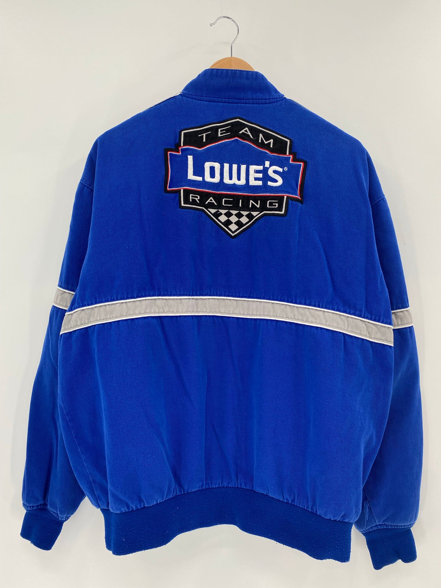 00' LOWE'S RACING Size L Vintage Racing Nylon Jacket / K4981
