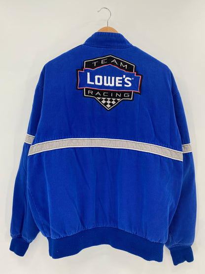 00' LOWE'S RACING Size L Vintage Racing Nylon Jacket / K4981