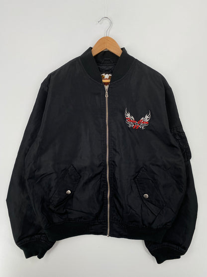 Vintage HARLEY DAVIDSON Size L Racing Jacket / A9047