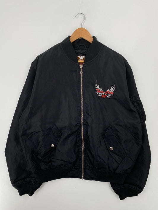 Vintage HARLEY DAVIDSON Size L Racing Jacket / A9047