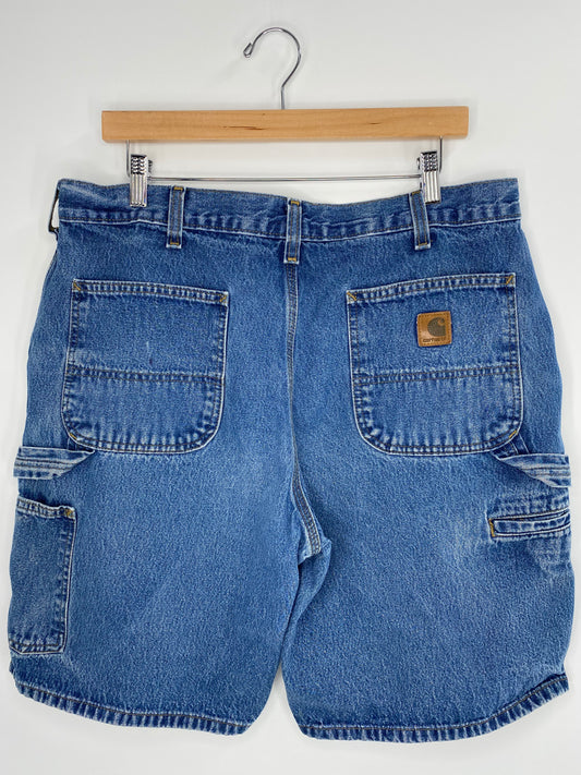 Vintage CARHARTT Size W35xL9.5 Duck Shorts / A1091