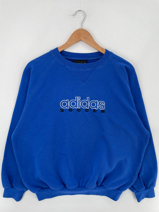 90's ADIDAS SOCCER Size S Vintage Sweat-Shirt / E1823S