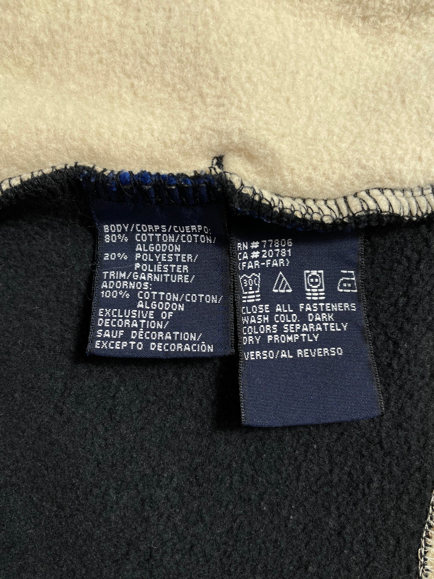 90's TOMMY HILFIGER Size L Vintage Half Zip-up Sweat-shirt / A2203