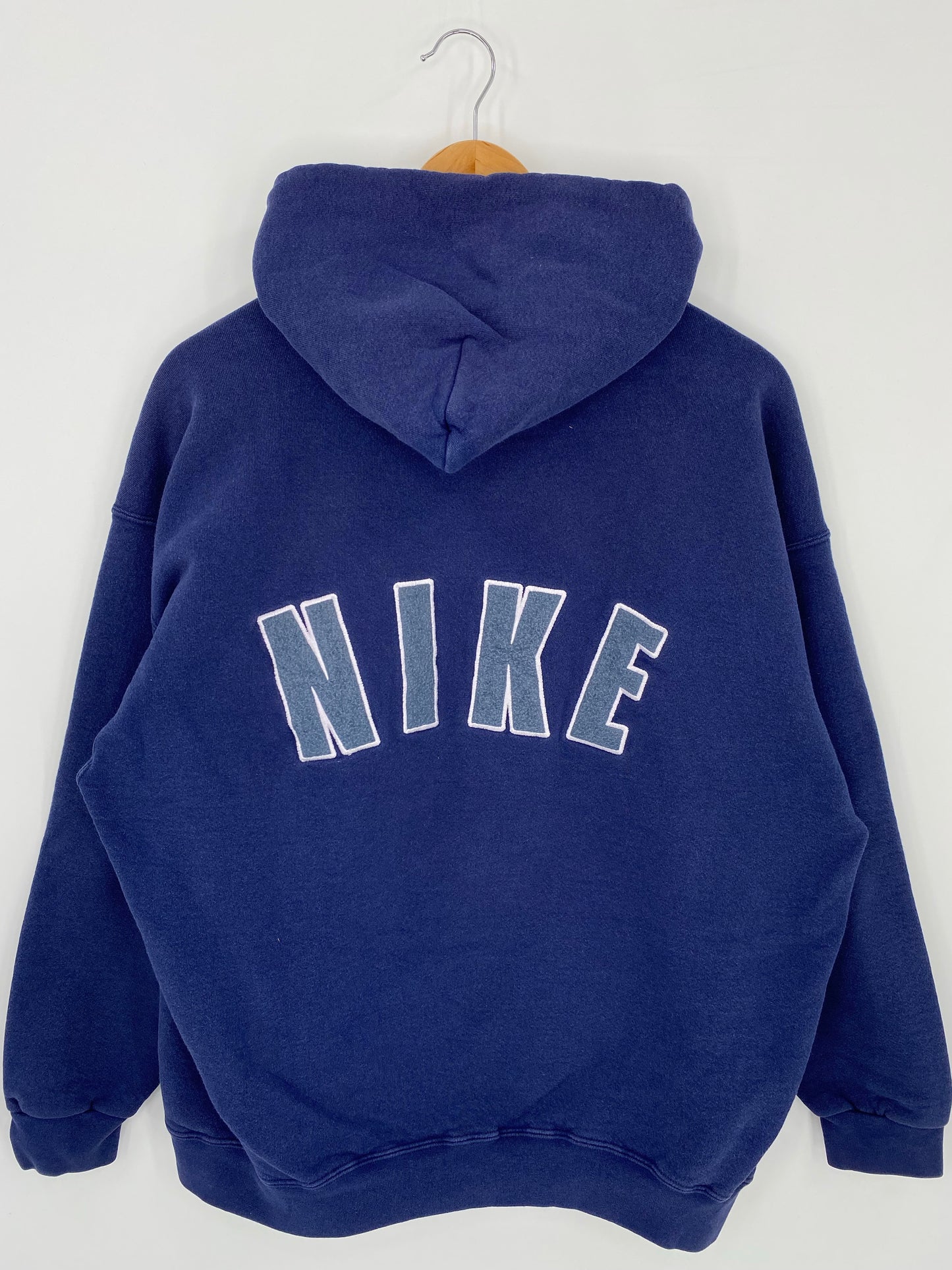 90’s NIKE CENTER SWOOSH Made in USA Size L Vintage Hoodie Sweat-Shirt / K7241